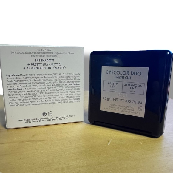 Merle Norman Eyecolor Duo Fresh Cut NOS Discontinued Color Palette Eye Shadow - Picture 3 of 3